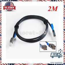 2M External HD Mini SAS SFF 8644 to SAS SFF 8644 Data Server Raid Cable 0GYK61