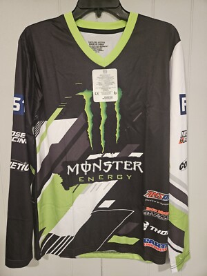 Monster Energy Shirt Men's Size Small Long Sleeve ArenaCross