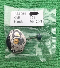 RONDA RL 1064 Quartz Watch Movement, 3 Hands, NOS