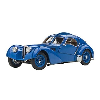 AUTOart 1/43 Bugatti Type 57SC Atlantic 1938 Blue Wire Spoke Wheel