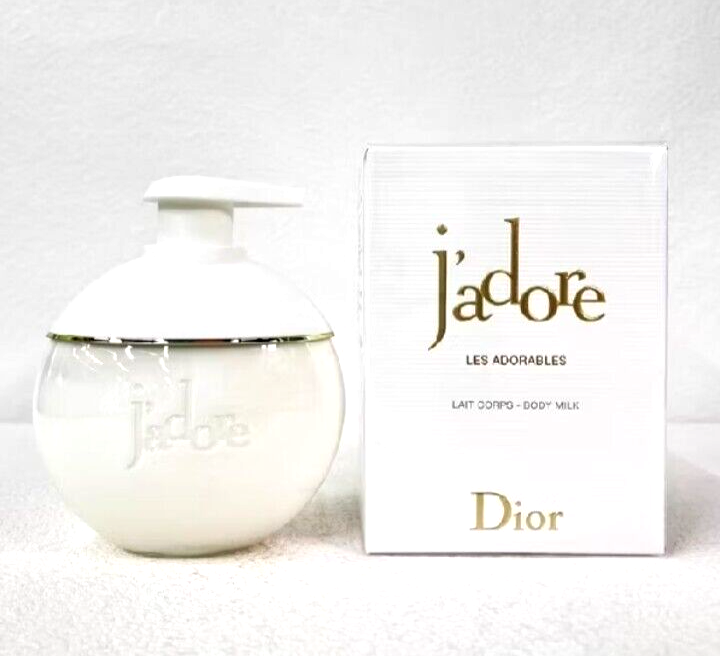 新品・未使用・付属付・DIOR袋 DiorJ'adore ボディミルク200ml Dior J'adore Les Adorables Body Milk Limited Edition 200 mL