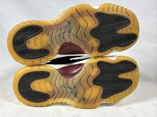 Nike Air Jordan XI 11 Retro ‘72-10’ BG Gym Red Black 378038-002 Sz 6Y - Picture 6 of 12