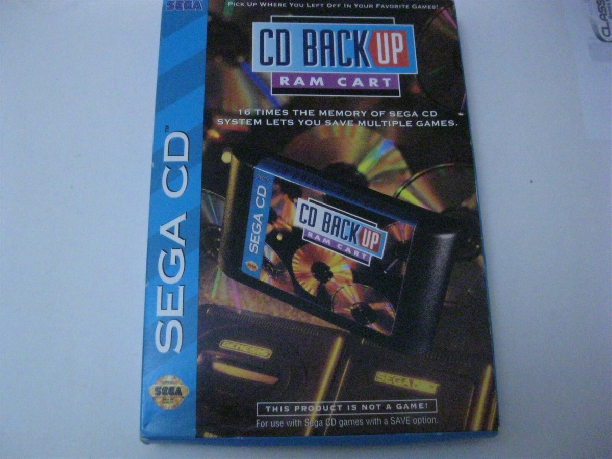 CD Backup RAM Cart Sega CD complete | eBay