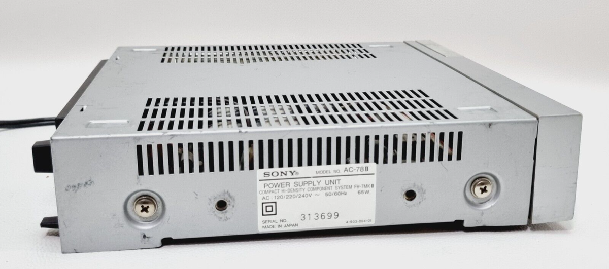 Vintage SONY FH-7 MKII, AC-78 II Power Supply Unit - For Repair | eBay