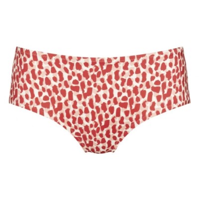 Sloggi Shore Koh Tachai Mid Waist Brief Red Women's UK Size L BRAND NEW