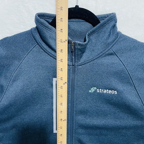 The North Face Mens Jacket Size L Dark Blue Strateos 100% Polyester Outdoor - Picture 11 of 11