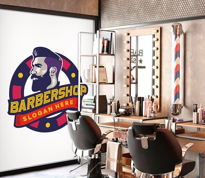 3D Funny J2081 Hair Cut Barber Shop Wallpaper Mural Wall Print Murals Erin