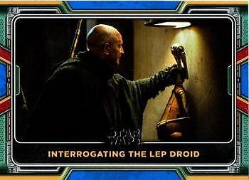 Interrogating the LEP Droid (#58) | 2022 Topps Boba Fett Blue Parallel ...