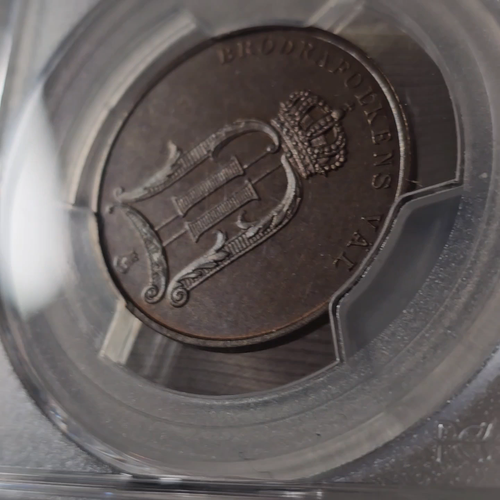 SWEDEN, Oscar II, 5 Ore 1899, Top Pop, PCGS MS 65 BN - Video 1 of 1