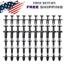 50Clips For Dodge Charger Bumper Fender Fascia Retainer Fastener Push Rivet Kit