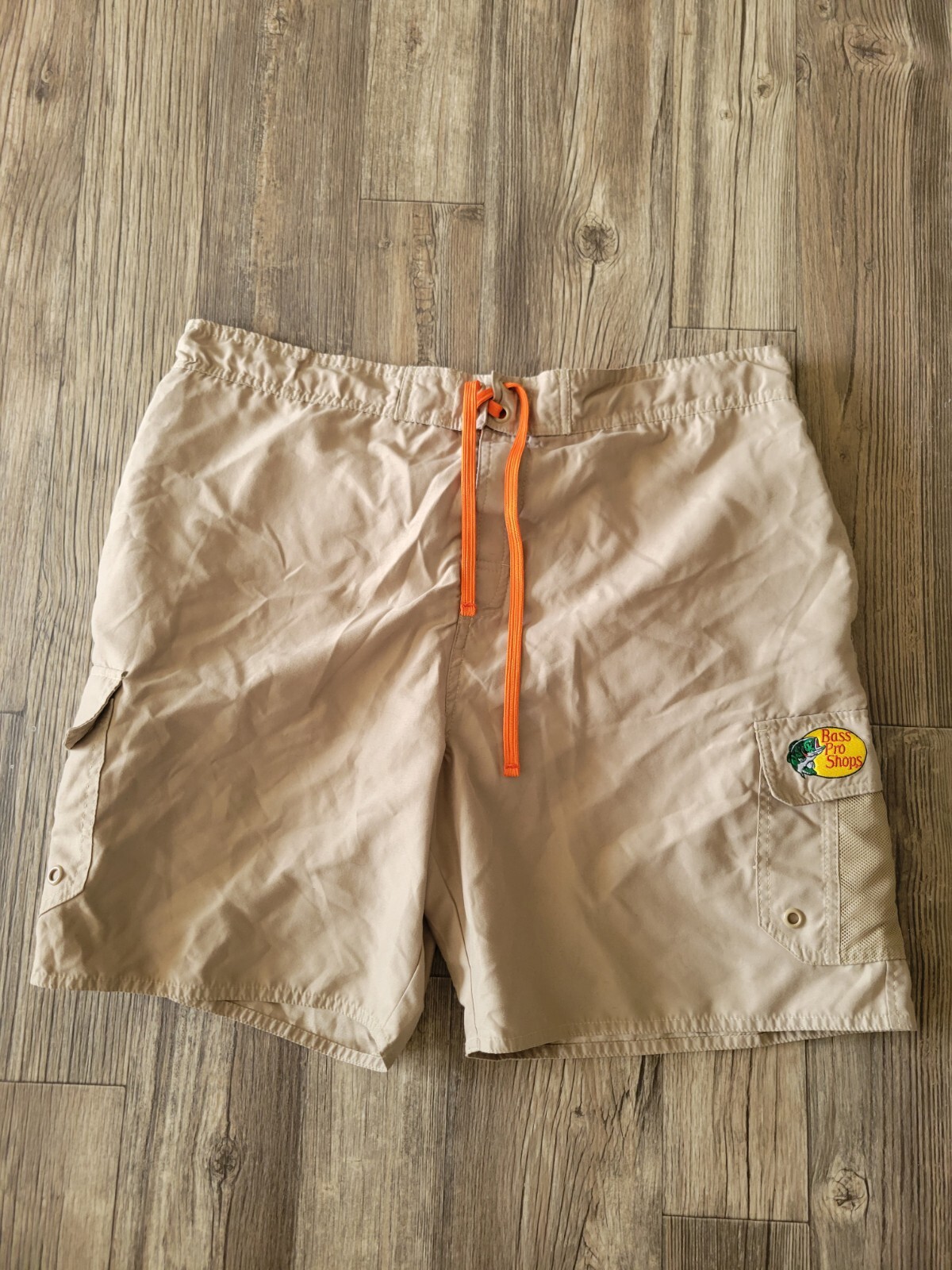 Bass Pro Shops Swim Trunks Mens XL Tan Lined Briefs Board Shorts Wear Summer eBay