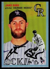2023 Topps Chrome Platinum Refractor #114 Jake Bird Rookie Rockies RC