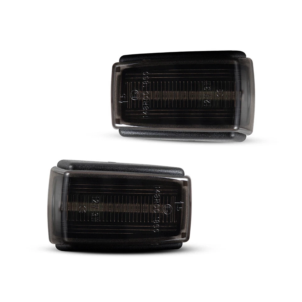 2x LED SEITENBLINKER schwarz für Volvo 240 C70 260 V40 S40 V70 S70 V90 S90 960 - Bild 3 von 4