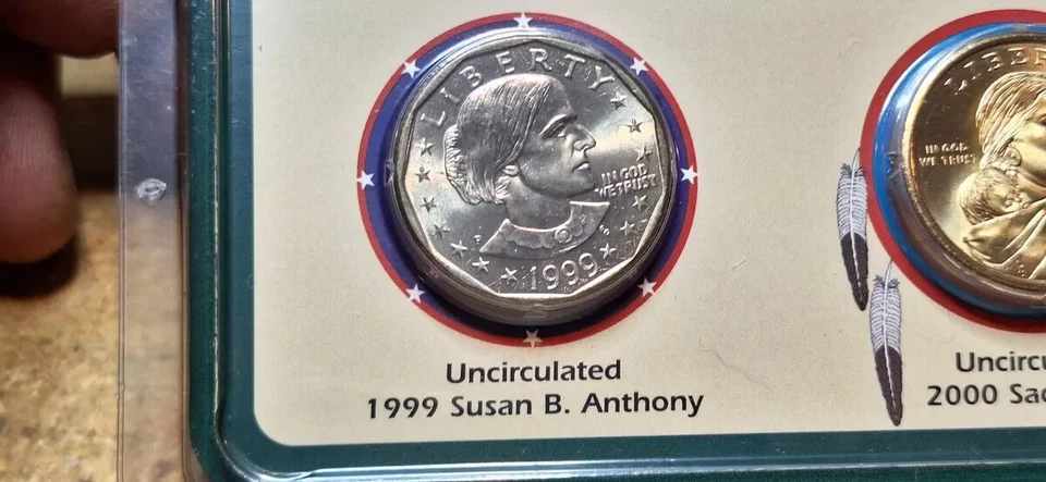 1999 and 2000 us dollar coin set-Millennium Littleton Coin Set - Image 4 of 4