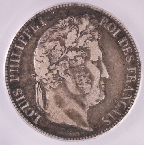 1835-BB France 5 Francs 25g 0.900 - ICG VF20