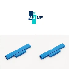 2 Pack Extended Stainless Steel Slide Lock Lever For GLOCK Gen 1-4 Light Blue
