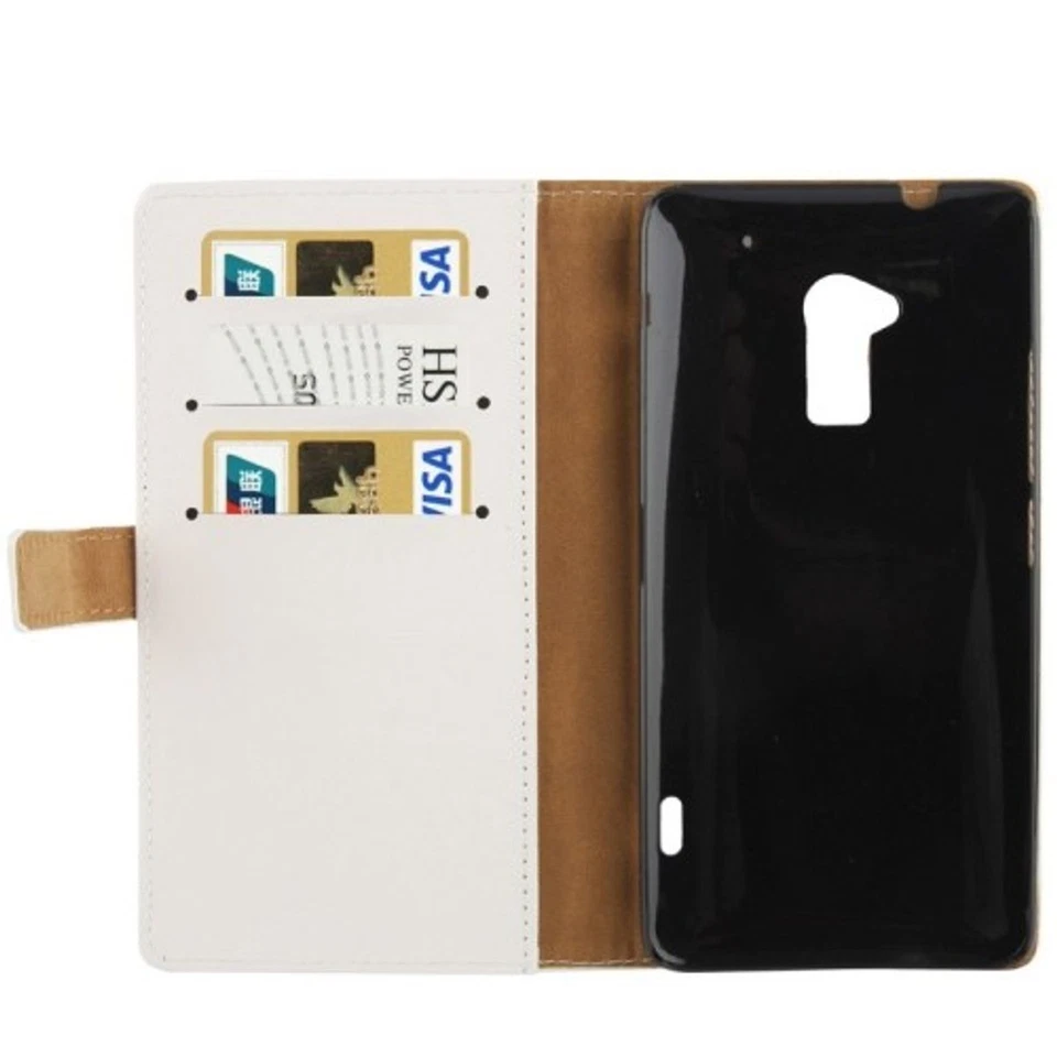 Custodia Del Telefono Antigraffio Cellulare Borsa Pieghevole per HTC One Max Top - Immagine 4 di 4