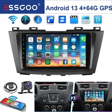 9" Android 14 Carplay Stereo GPS Navigation SWC Cam 4+64G For Mazda 5 2010-2015