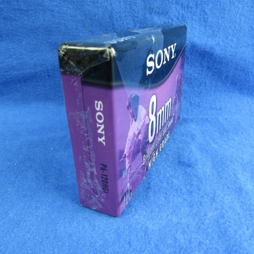 Sony 8mm HG Brilliant Color Sound Blank Sealed Video Cassette Tape - Picture 2 of 6