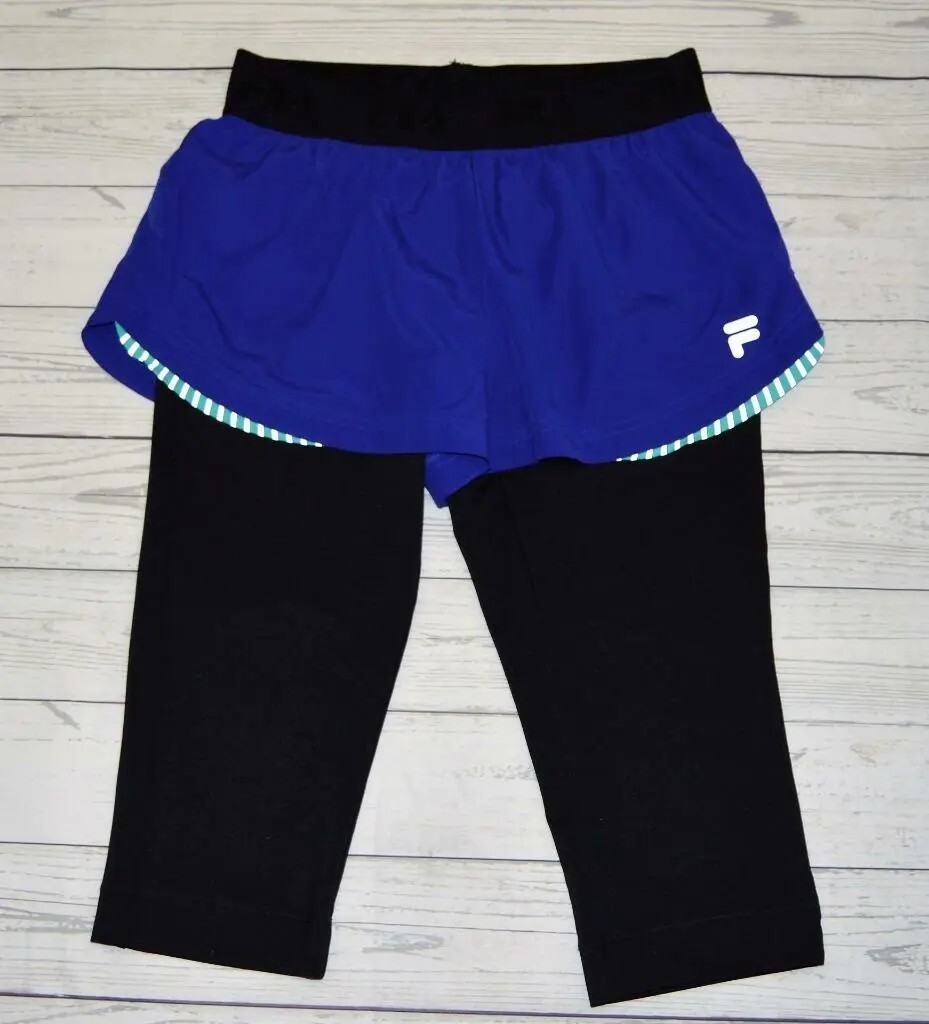 Pantaloncini Donna Small S FILA SPORT Performance Capri Combo Abbigliamento Sportivo Allenamento