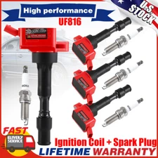 4x Ignition Coils & 4x Iridium Spark Plugs UF816 for Kia Optima Forte5 2017-2022