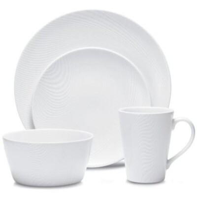 Noritake Colorscapes WoW Swirl 16Pc Dinnerware Set, Service for 4