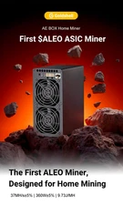 Goldshell AE BOX 37Mh/s 360W – ALEO Miner- $17 a day.
