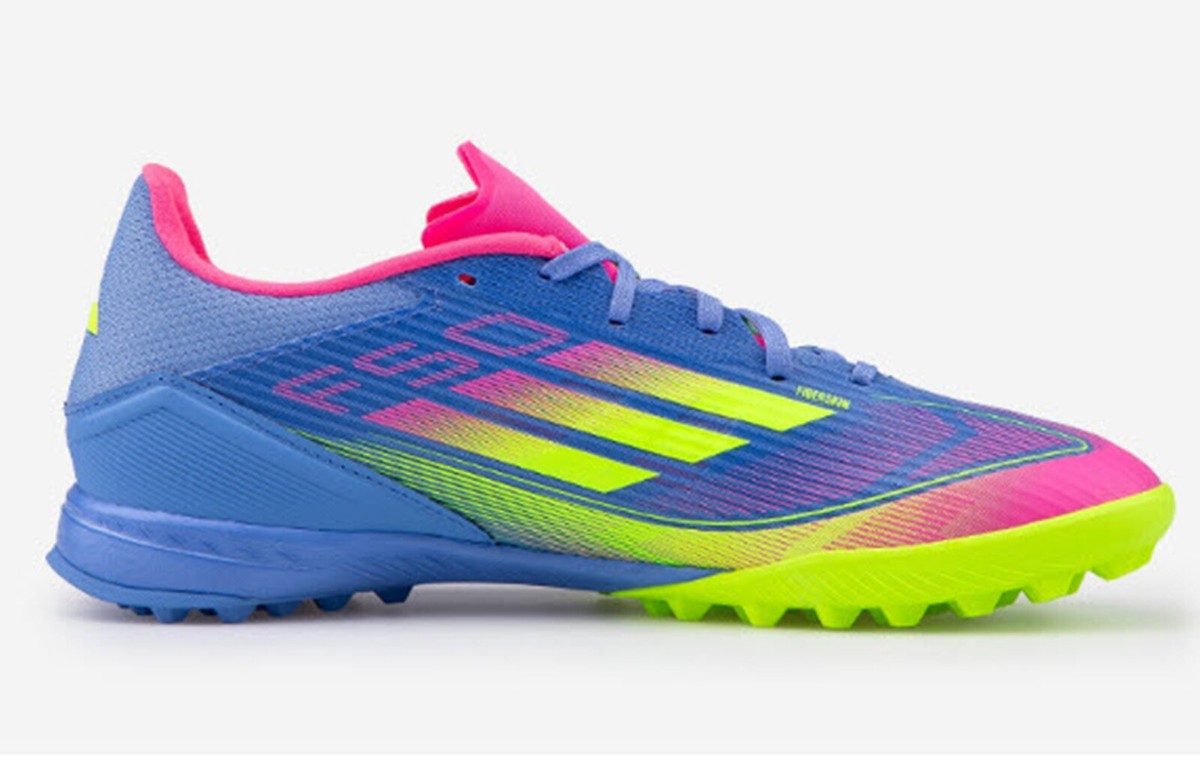 シューズ  F50+FG Adidas Men F50 League TF Cleats Futsal Blue Soccer Boot Spike GYM