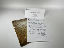 Back to the Future _ Letter to Doc & Aged letter  (REPLICA)