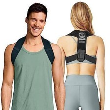 Soporte De Espalda Superior Ajustable Corrector De Postura Para Mujer Y Hombres