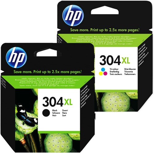 PACK HP 304 XL NEGRO + COLOR CARTUCHOS DE TINTA ORIGINALES 2620 2630 2633  3720 | eBay