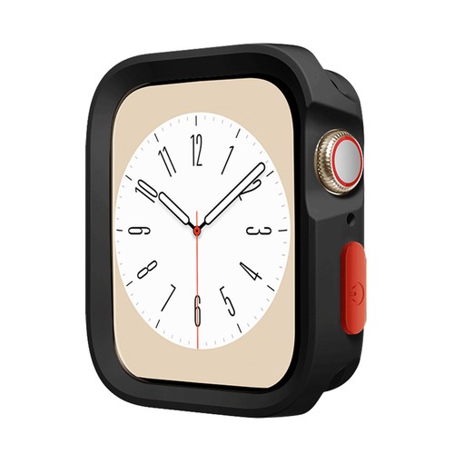Funda protectora de silicona parachoques para Apple Watch 9 8 7 6 5 4 SE 41/44/45 mm - Imagen 49 de 162