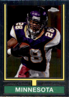 Card 74TF-20 Adrian Peterson Minnesota 1974 Topps Chrome Football 2024