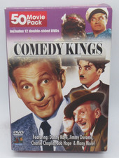 COMEDY KINGS - 50-MOVIE COLLECTION, 12-DISC DVD SET, CHARLIE CHAPLIN +, JOHN W.