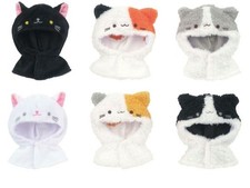 Chibigurumi Chibi Plush Decorat cat poncho 3-piece set made in Japan New Unused