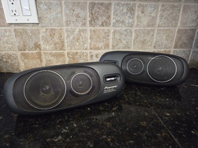 Pioneer TS-X200 10cm 3 Way Speakers Bass Reflex 80w Pair GC