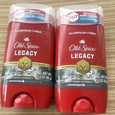 Old Spice Legacy Aged Redwood Aluminum-Free 24-Hr Stick Deodorant 3 oz 2pk