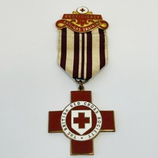 British Red Cross Society Proficiency Anti-Gas Training Medal Pin Brooch Badge