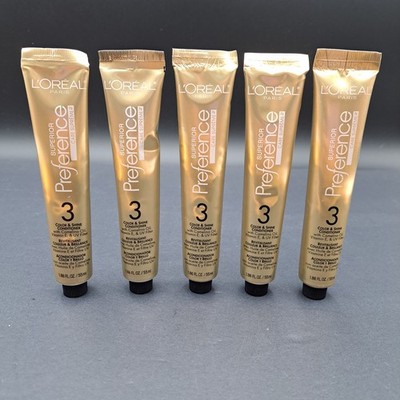 LOT of 5 LOREAL Superior Preference Color & Shine Conditioner NEW 1.86 fl oz