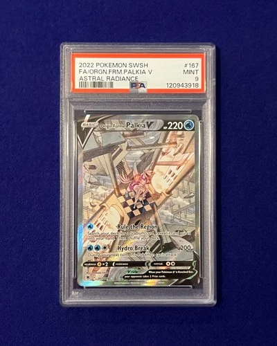 PSA 9 Origin Forme Palkia V #167 Astral Radiance 2022 Pokemon MINT