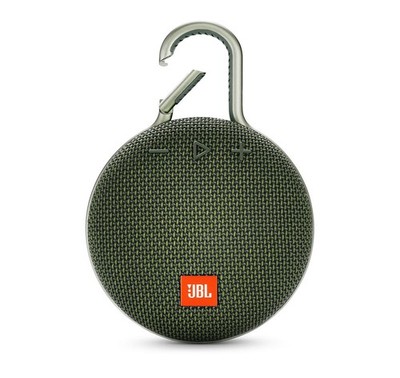 JBL Clip 3 Forest Green Portable Bluetooth Speaker (Open Box) Damaged Box