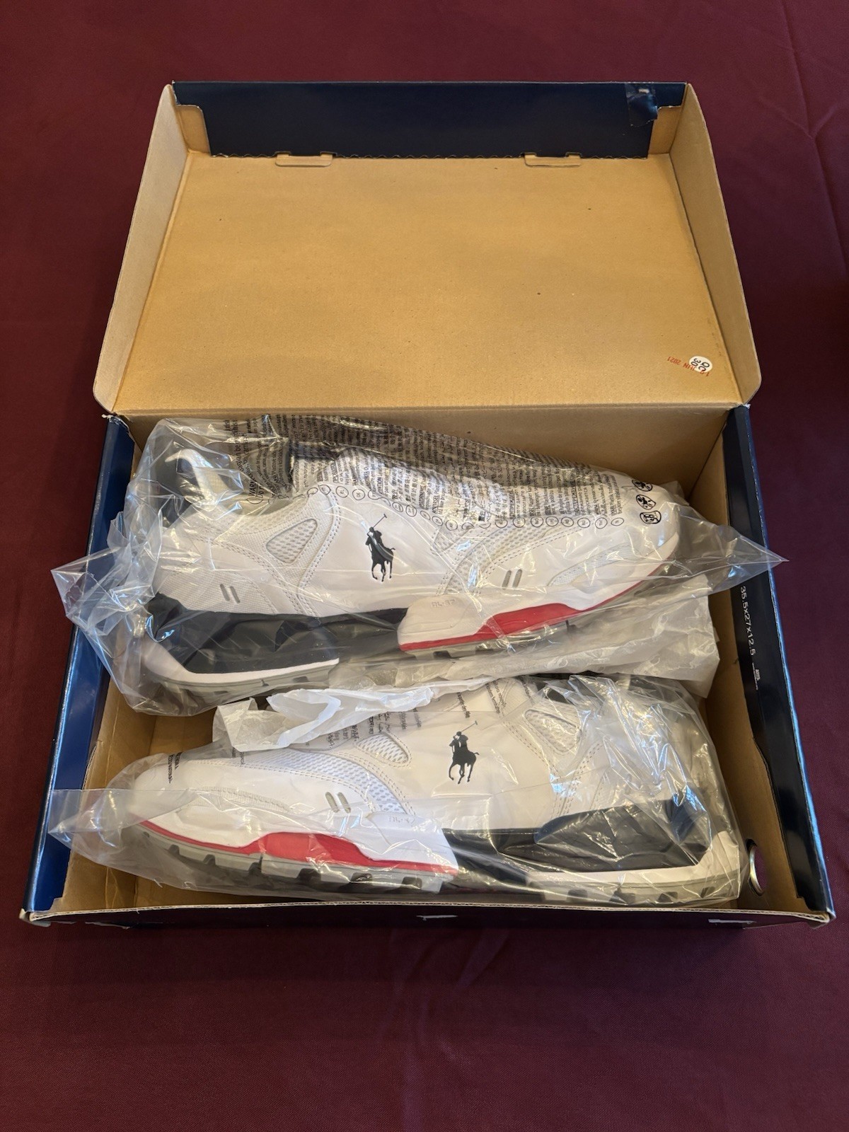 White Multicolor Leather Mesh