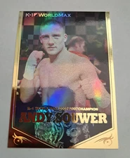 2008 Epoch K-1 WORLD MAX ANDY SOUWER GOLD REFRACTOR kickboxing champ CARD