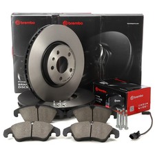 BREMBO Bremsscheiben Ø 320mm Beläge Sensor für AUDI A4 B8 A5 A6 C7 A7 Q5 vorne