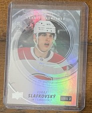 Juraj Slafkovsky 2022 Upper Deck Trilogy Premieres /299 Level 3 #246 Rookie RC