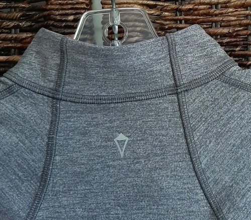 Ivivva By Lululemon Perfect Your Practice Jacket 12 Gray Full Zip Up Neon Pink - Picture 3 of 6