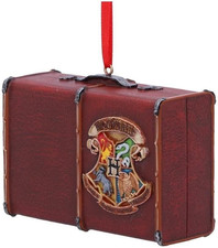 Harry Potter Hogwarts Maleta Baúl Colgante Adorno Decoración Resina Pintado a Mano