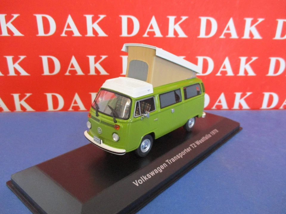 Die cast 1/43 Modellino Camper Volkswagen T2 Westfalia 1978 Variante di colore - Immagine 2 di 4
