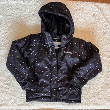 Columbia Jacket Girls Black Waterproof Insulated Winter Snow Jacket Sz XXS 4/5