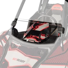 Tusk 186-860-0010 Removable Half Windshield Clear - Scratch Resistant